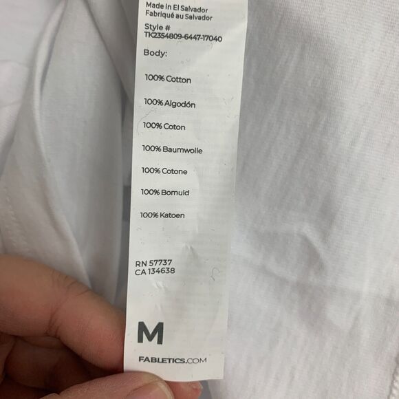 Fabletics International Womens Day Muscle Tank Womens M Medium Drop Armhole Top - Picture 11 of 15